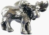 Sierra Lifestyles #SL-681303 Pewt L Moose Humor Knob