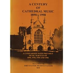 A Century of Cathedral Music: A Comparison with Previous Music Surveys of 1898, 1938, 1958, and 1986