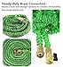 Ohuhu 50 Feet Garden Hose / Expandable Hose with Brass Connectors and Sprayer, 2016 Version