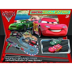 Micro Scalextric G1073 Disney Cars 2 1:64 Scale Race Set