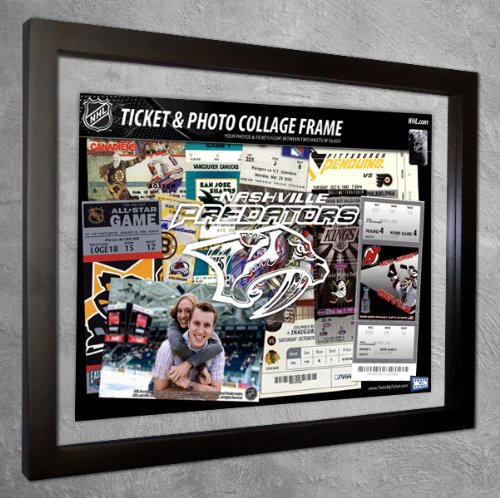 Nashville Predators Ticket & Photo Collage Frame (w Team Name)