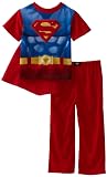 AME Sleepwear Boys 2-7 Superman Super Clothes Sleepset