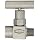 Dixon MFC102 Nickel Plated Steel Mini Needle Valve, 1/4" NPT Male x NPT Female