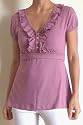 Tess Eco-Friendly Bamboo Nursing Top - Choose from Mulberry, Plum Red, Olive