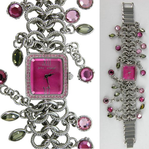 Betsey Johnson Women’s Silver Bracelet Watch BJ4006 4006