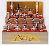ひな人形 十五人飾 （平安雛 14-1号 桐収納セット） D-7 収納飾り 雛人形