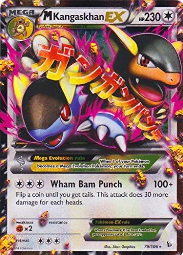 Pokmon Trading Card - MEGA KANGASKHAN EX (XY2 Flashfire #79/106) by Pokmon TCG