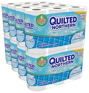 Quilted Northern Ultra Soft and Strong Bath Tissue, 96 Double Rolls