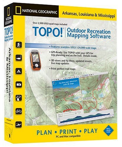 TOPO! National Geographic USGS Topographic Maps (Arkansas, Cheapest Deals