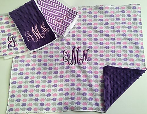 Matching Baby Stoller Blanket - Personalized - Monogrammed