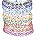 BeWild Brand® Set of 5 Vintage Stretch Retro Henna Elastic Tattoo Choker Necklaces