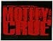 Search : Motley Crue - Red Logo on Black Rectangle - Sticker / Decal