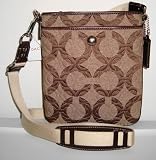 NEW AUTHENTIC COACH GRAMERCY OP ART SWING PACK MESSENGER BAG 42974