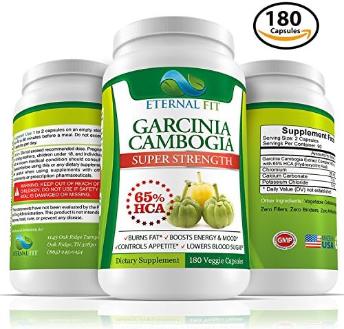 EXTREME Healthy Weight Loss - 180 Capsules - Appetite Suppressant &amp; Fat Burner That Works Fast For Men and Women! Pure Garcinia Cambogia Extract - Burn Belly Fat Fast with these Thermogenic Diet Pills