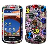 Cute Colorful Skulls Print Protector Case for Samsung Epic 4G (Galaxy S) Sp ....