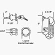 National Mfg. N280784 Dead Bolt Lock