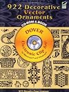 922 Decorative Vector Ornaments CD-ROM and Book (Electronic Clip Art)