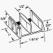 Prime Line Prod. 192971 Shower Door Bottom Guide