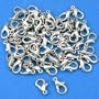 60 Lobster Clasps Nickel Plated Jewelry Beading 11.5mm
