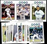 2008 Topps Tampa Bay Rays Series 1&2 Baseball Cards Complete Team Set of 21 cards including B.J. Upton, Carlos Pena, Delmon Young, Akinori Iwamura and more !