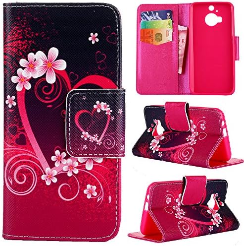 HTC M9 Plus Case Cover,Printed PU Leather Cover for HTC M9 Plus,HTC M9 Plus Premium PU [Wallet Case] Leather Case with Stand Flip Cover,Printed Series Gardenia Flower Flip Protective Case Cover with Stand for HTC M9 Plus Gardenia Flower