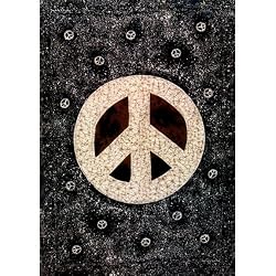 Batik Peace Sign Tapestry 90X110