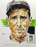Hank Greenberg Detroit Tigers Sluggers Stamp By Michael Mellett