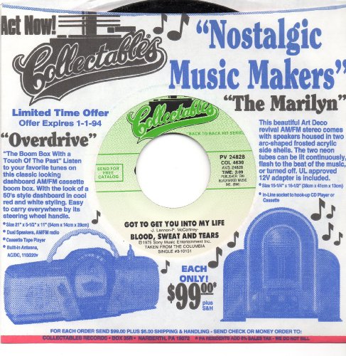 Sweat And Tears Blood - Got To Get You Into My Life B/W Hi-De-Ho*7