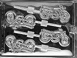 MOTORCYCLE LOLLY Kids Candy Mold Chocolate