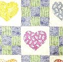 Hearts Quilt Template