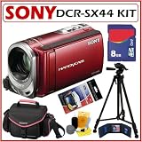 61P0MB7Dy5L. SL160  Sony DCR SX63 16GB Flash Memory Handycam Camcorder with 60x Optical Zoom + 8GB Accessory Kit