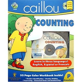 Caillou Counting CD/Workbook Combo