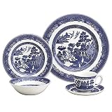 JohnsonBrothersBlueWillow20PieceSet
