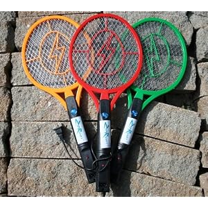 1 Zap Racket TM (Trademarked) - Lightweight, No Batteries Needed, Rechargeable Mosquito... by 