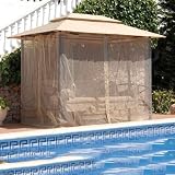 Replacement Nets for Beige Suntime Luxor Gazebos
