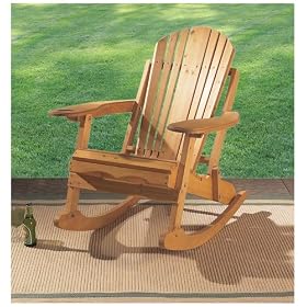 Folding Adirondack Rocking Chair by Adirondack Furniture