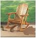 Folding Adirondack Rocking Chair
