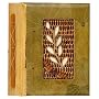 All Natural 40 Photo Handmade Photo Album - Butterfly Leaves Design