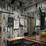 SOOMJ DIY 木目調 3D立体 砂壁 壁紙 なレンガ 壁紙 壁用 おしゃれエンボスパターン 壁紙シール ベッドルーム リビングルーム 53cm×10m