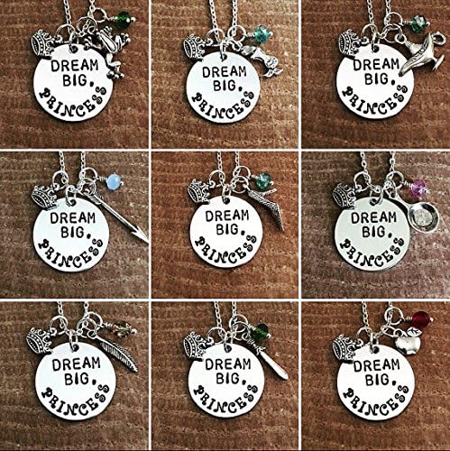Dream Big Princess Inspirational necklace/Princess Necklace/Dream Big/Dream/inspirational Jewelry