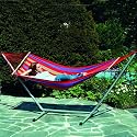 The Jet Set - Consisting Of a Colourfull Swinging Hammock with Stand For Outdoor Or Indoor Use