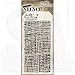 Stampers Anonymous Tim Holtz Layered Stencil, 4.125 by 8.5-Inch, Burlap