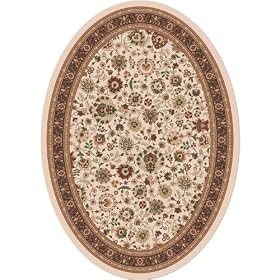 Stainmaster® Aydin Area Rug - Sand (78"x109" Oval) by Stainmaster