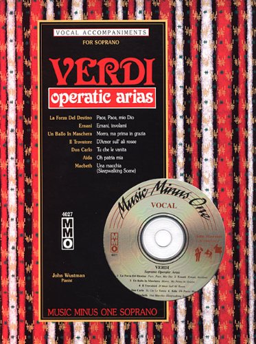 Verdi Operatic Arias For Soprano Book/CD