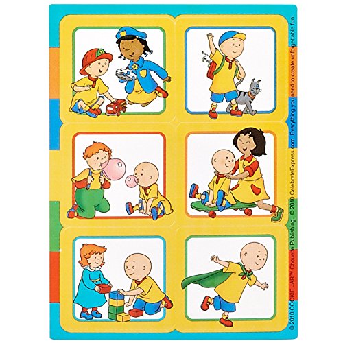 Caillou Party Supplies - Sticker Sheets (4)