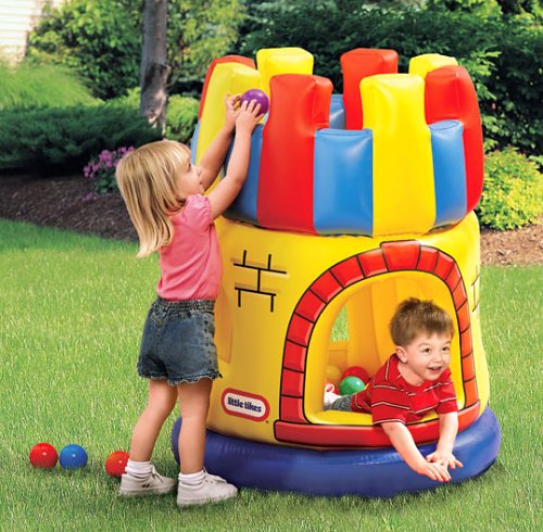 Childrens Toyshop  Toys : Little Tikes Castle Play Centre with playballs