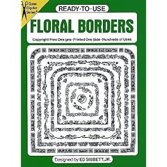 Ready-to-Use Floral Borders