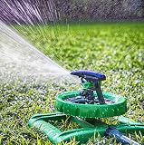 LONG RANGE IMPULSE SPRINKLER SYSTEM - Sturdy Sprinklers Water Entire Lawn And Garden Without Oscillating Systems Waste - A Sprayer For FAST, EASY Watering From Any Hose - 100% Satisfaction Guarantee!