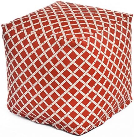 OC Fun Saks Cube Bamboo Pouf