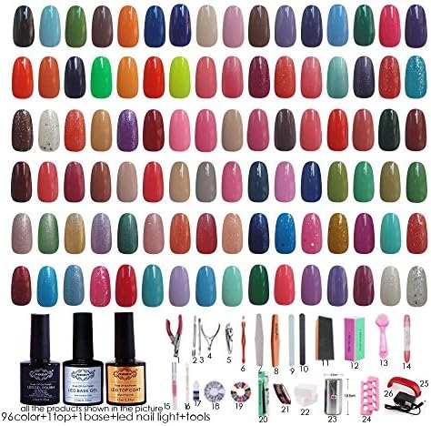 New Products Gel Color Top Coat Nail Color Gel Tool Kit Nail Tool Kit Set KADI#96-Q03